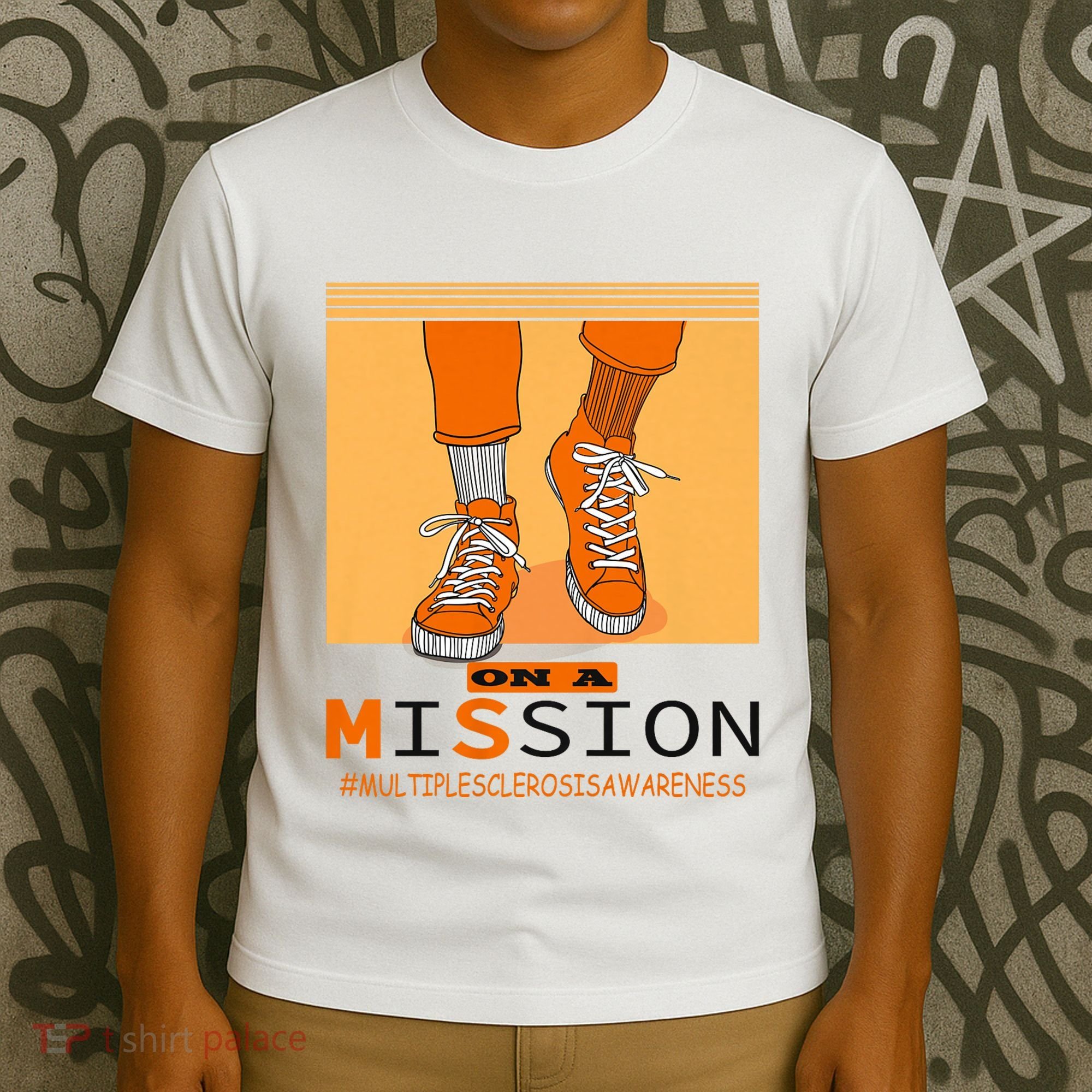 Multiple Sclerosis Ms Awareness Walk On Mission T-Shirt