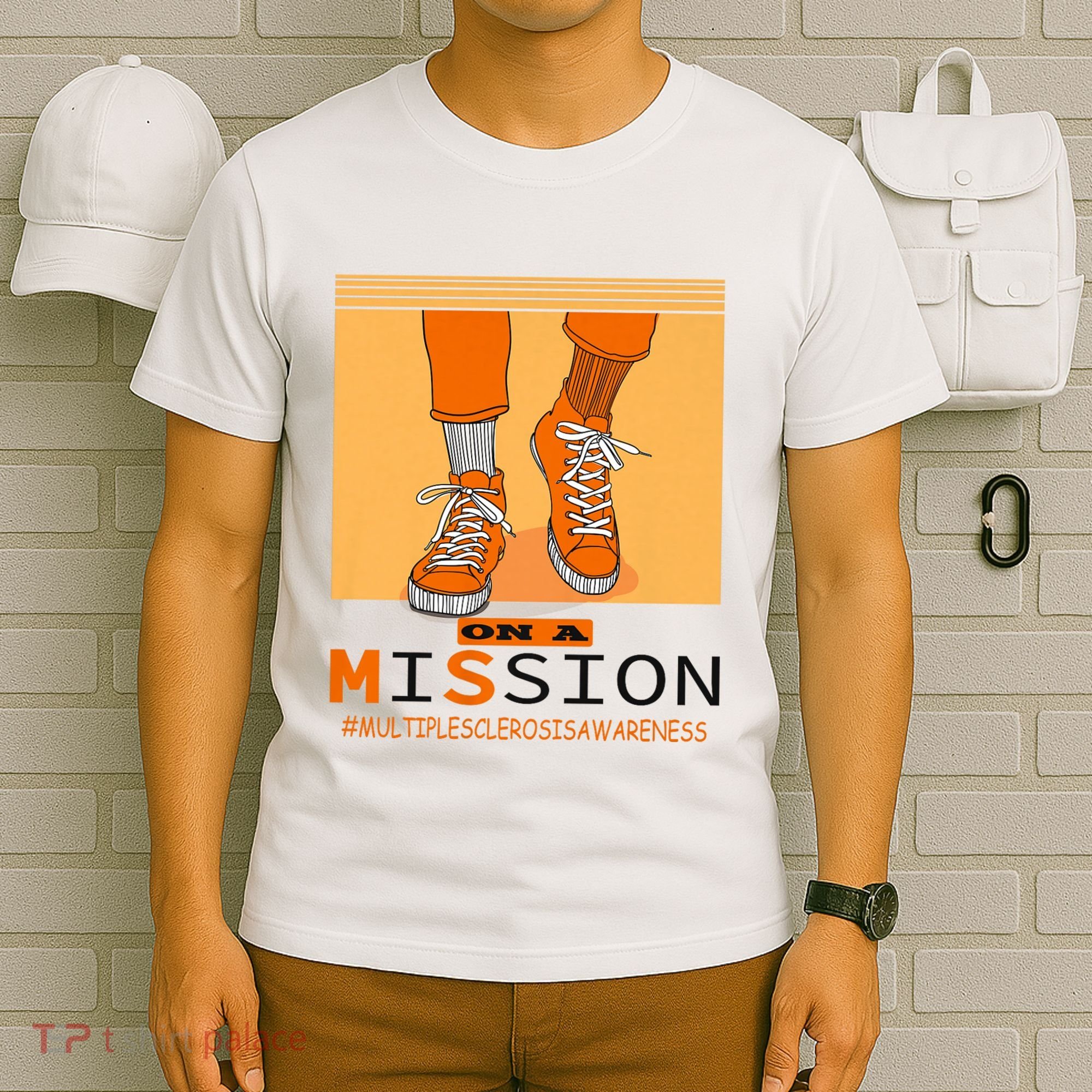 Multiple Sclerosis Ms Awareness Walk On Mission T-Shirt