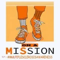 Multiple Sclerosis Ms Awareness Walk On Mission Bucket Hat thumb 4