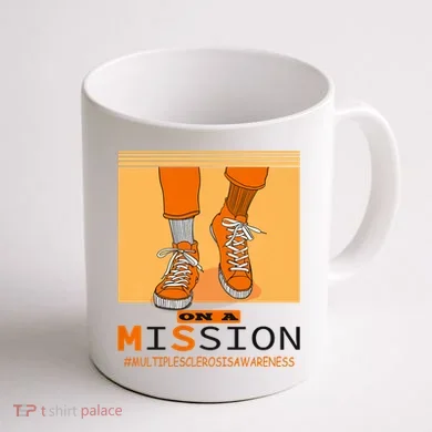 Multiple Sclerosis Ms Awareness Walk On Mission Coffee Mug back