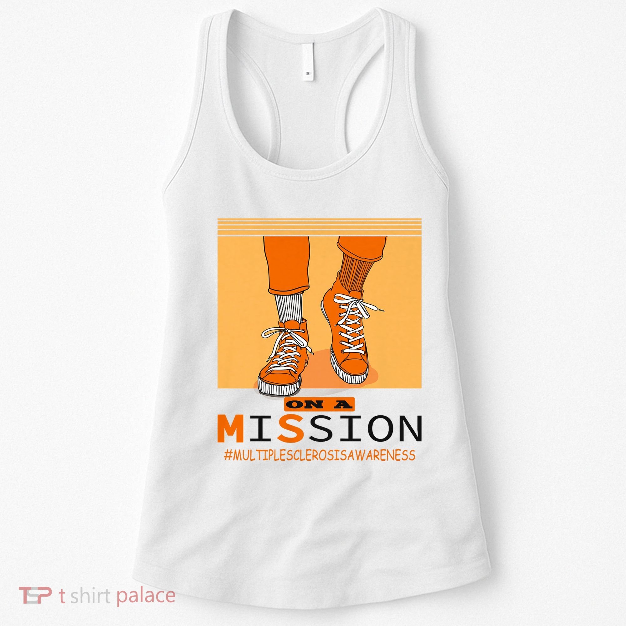 Multiple Sclerosis Ms Awareness Walk On Mission Women's Tank Top