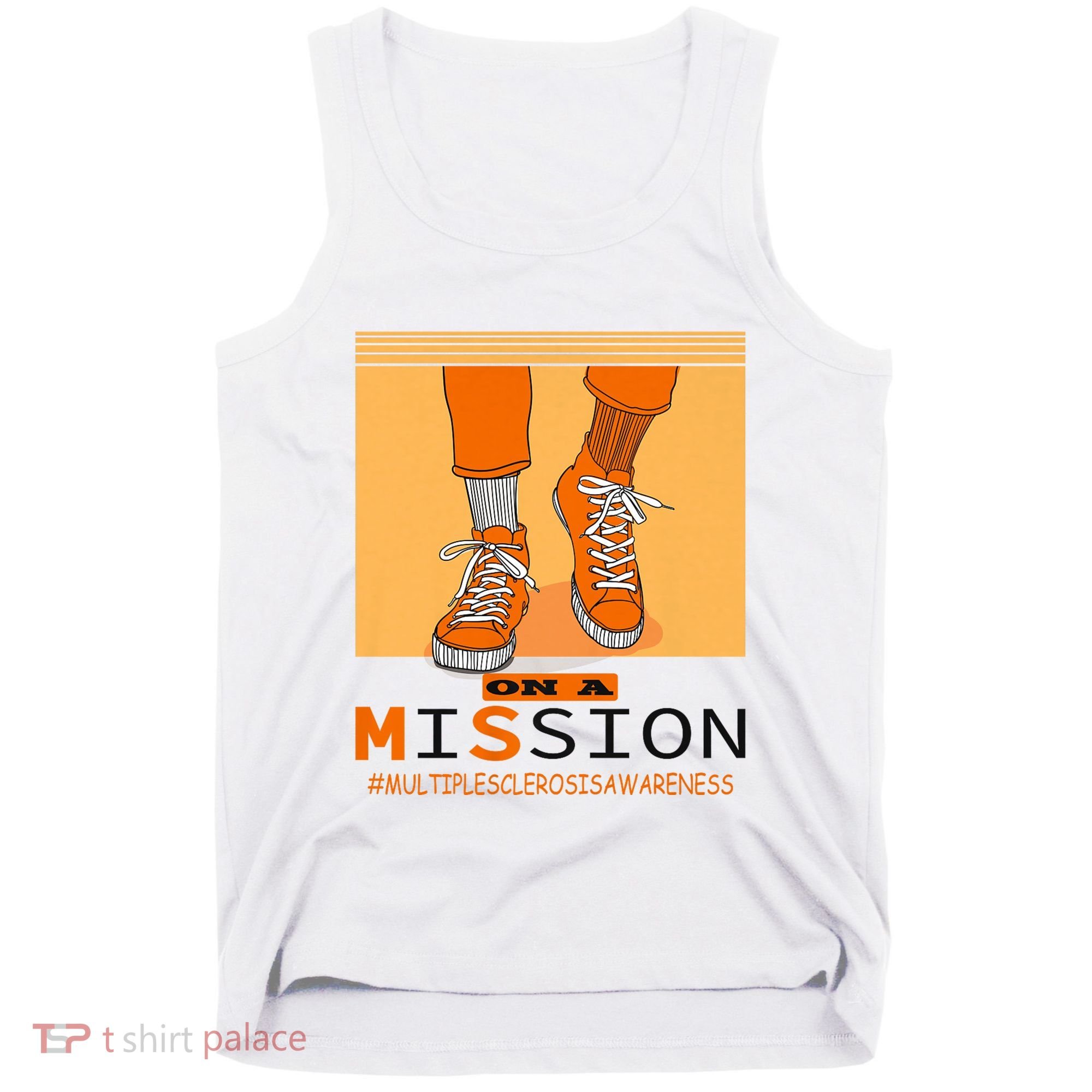 Multiple Sclerosis Ms Awareness Walk On Mission Tank Top
