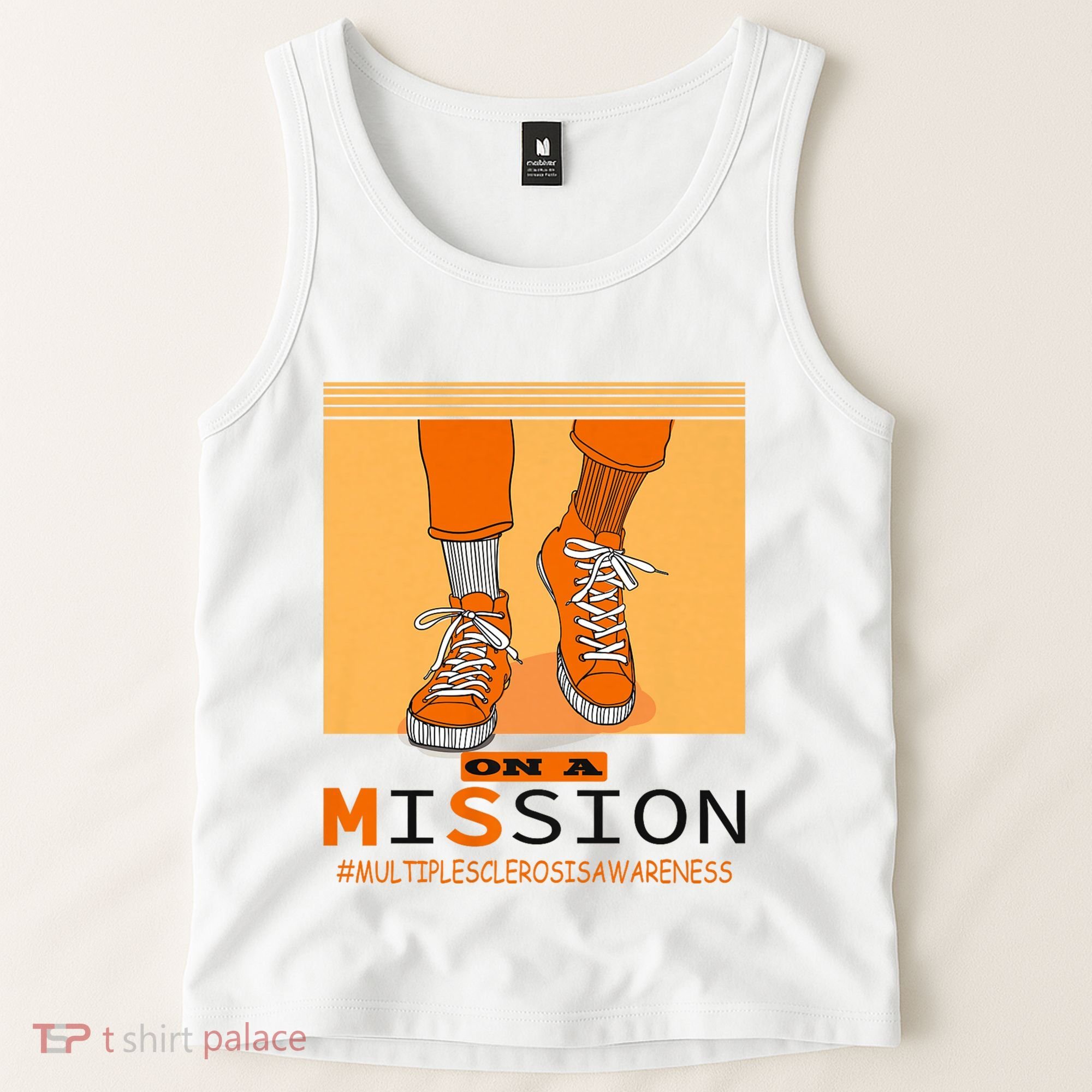 Multiple Sclerosis Ms Awareness Walk On Mission Tank Top