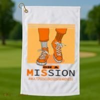 Multiple Sclerosis Ms Awareness Walk On Mission Golf Towel thumb 1