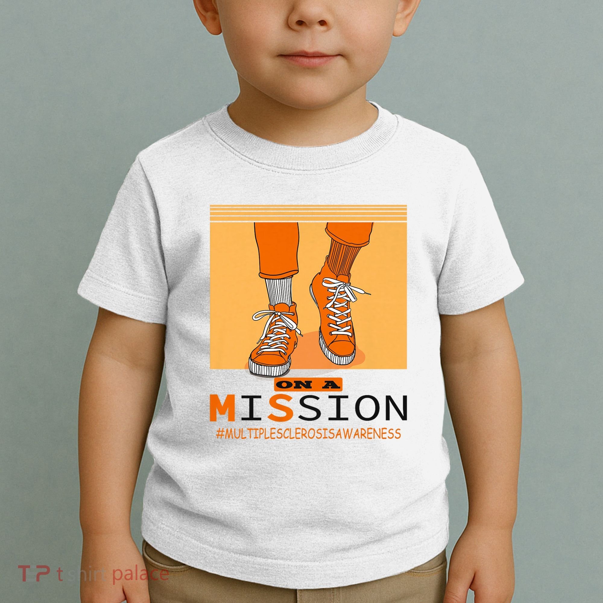 Multiple Sclerosis Ms Awareness Walk On Mission Toddler T-Shirt