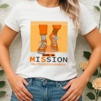 Multiple Sclerosis Ms Awareness Walk On Mission Women's T-Shirt thumb 2