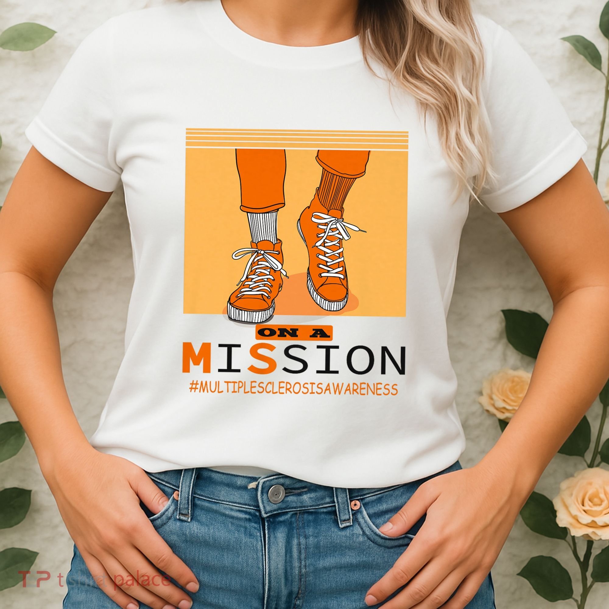 Multiple Sclerosis Ms Awareness Walk On Mission Women's T-Shirt