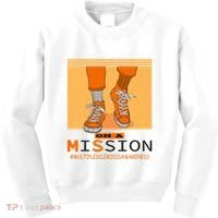 Multiple Sclerosis Ms Awareness Walk On Mission Kids Sweatshirt thumb 0