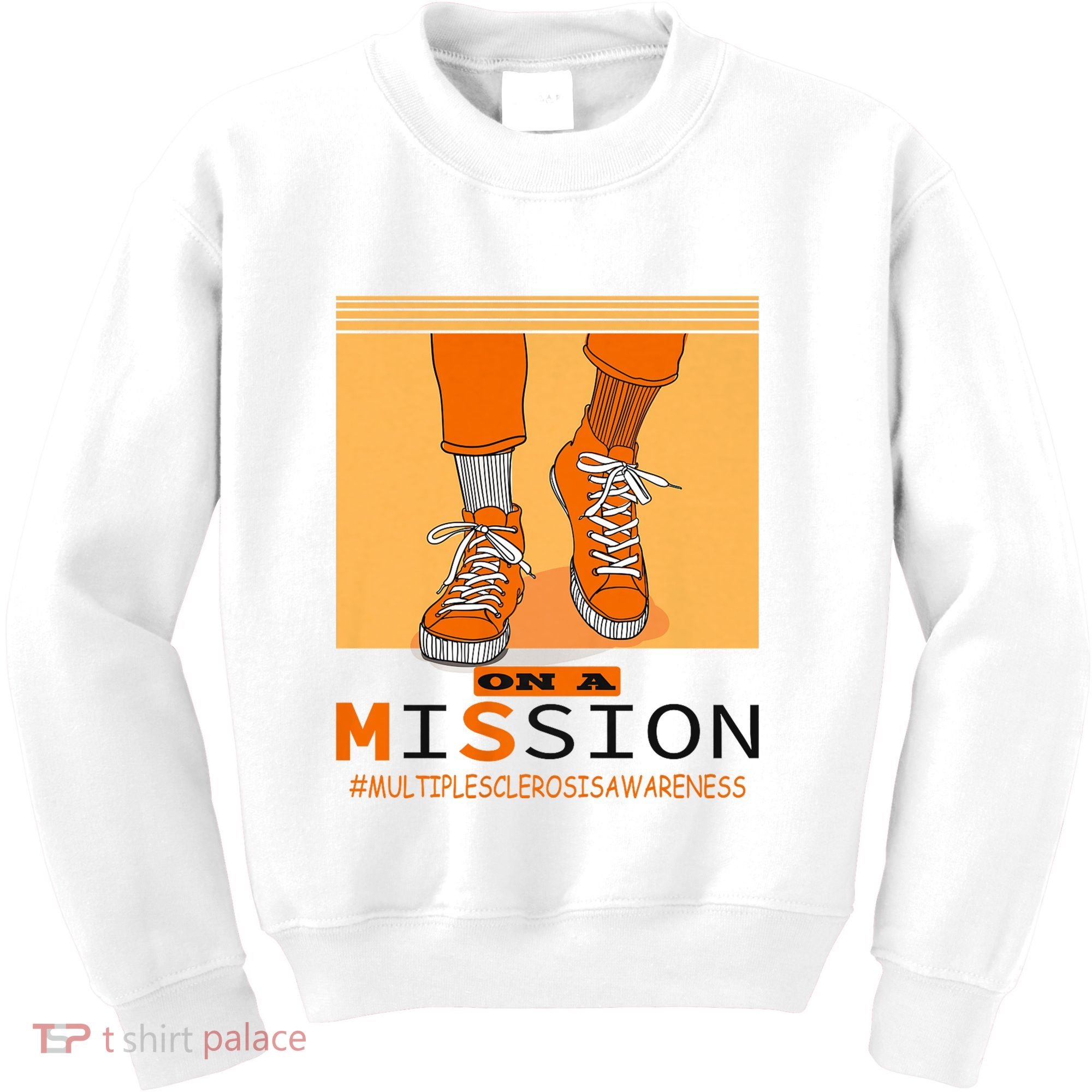 Multiple Sclerosis Ms Awareness Walk On Mission Kids Sweatshirt