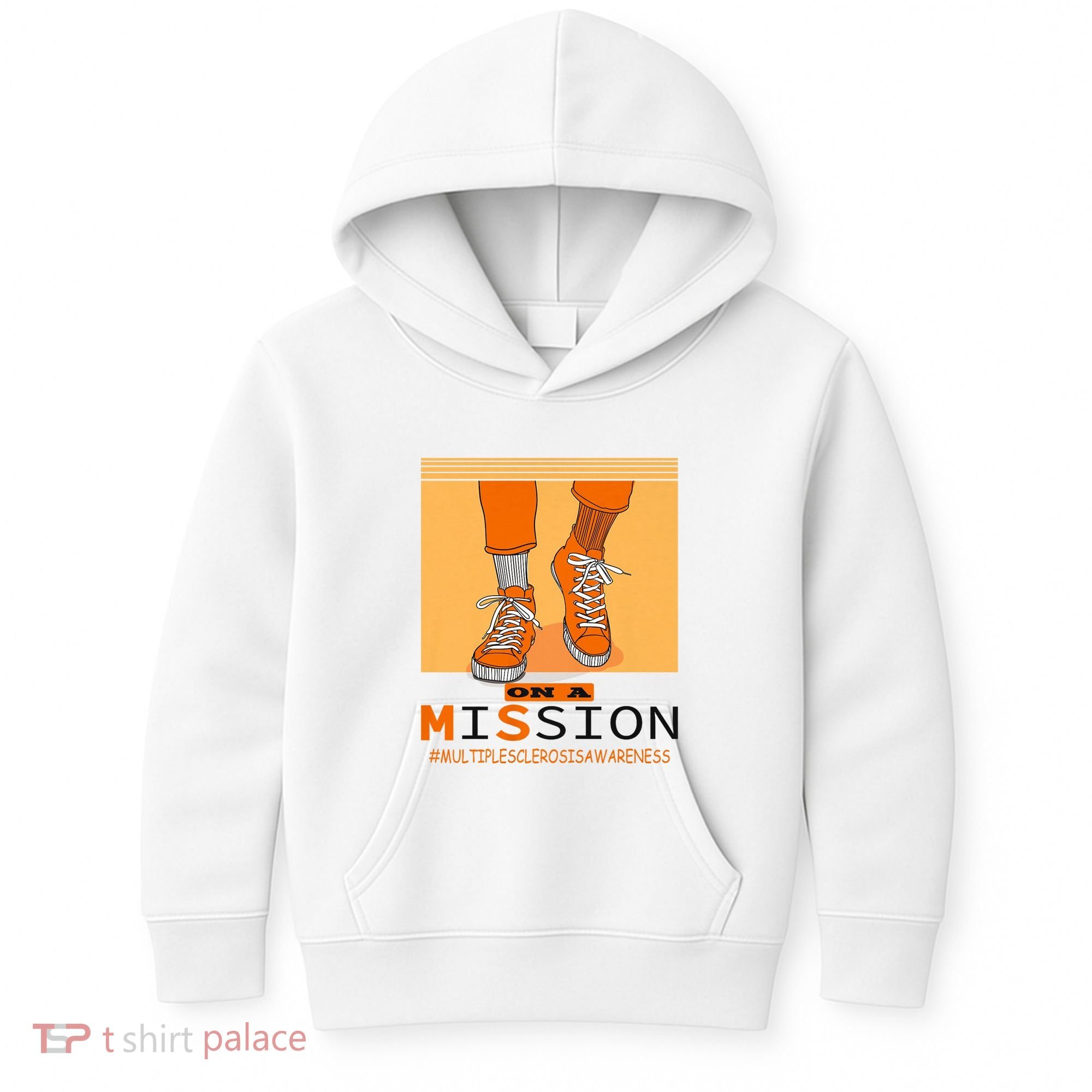 Multiple Sclerosis Ms Awareness Walk On Mission Kids Hoodie