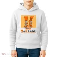 Multiple Sclerosis Ms Awareness Walk On Mission Kids Hoodie thumb 4