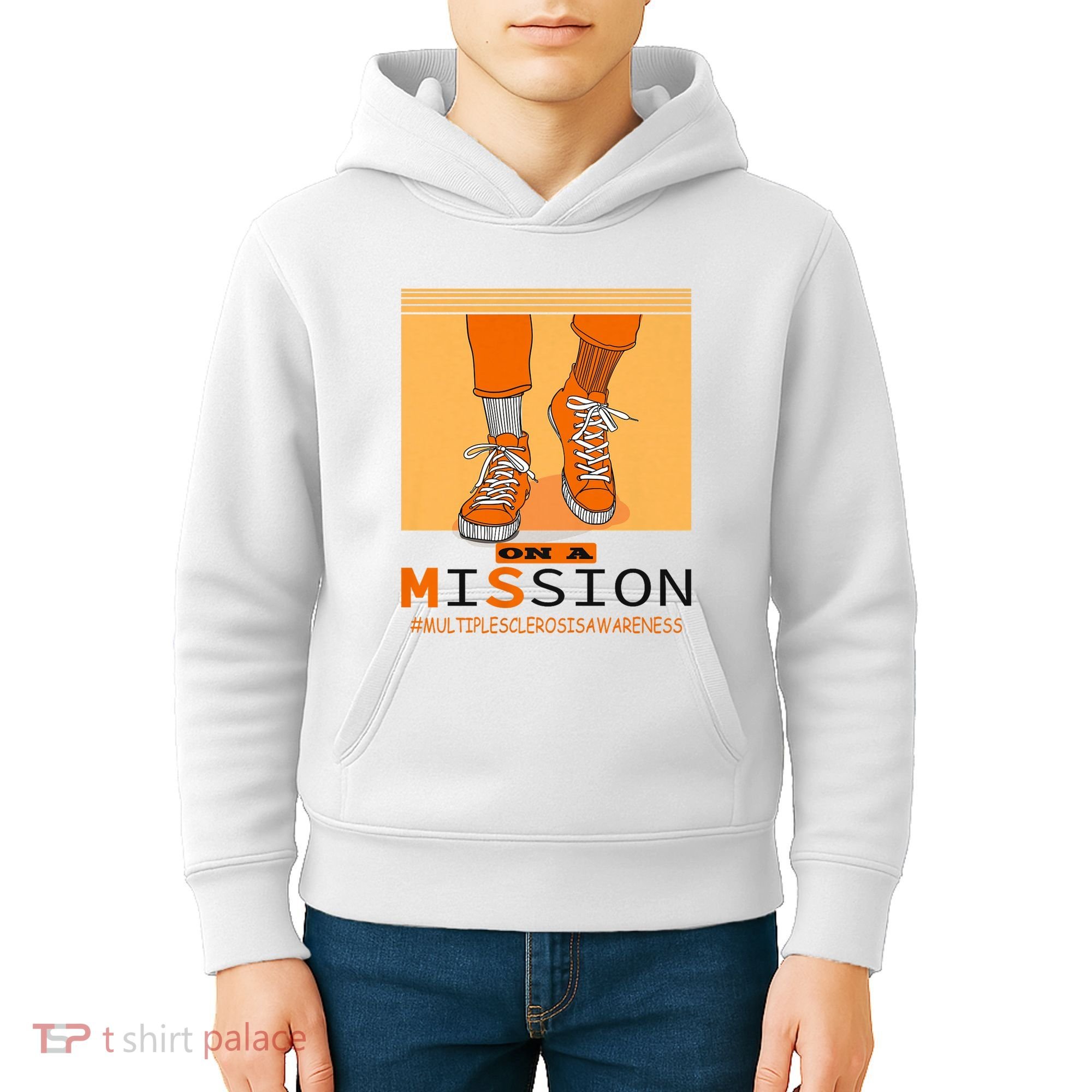 Multiple Sclerosis Ms Awareness Walk On Mission Kids Hoodie