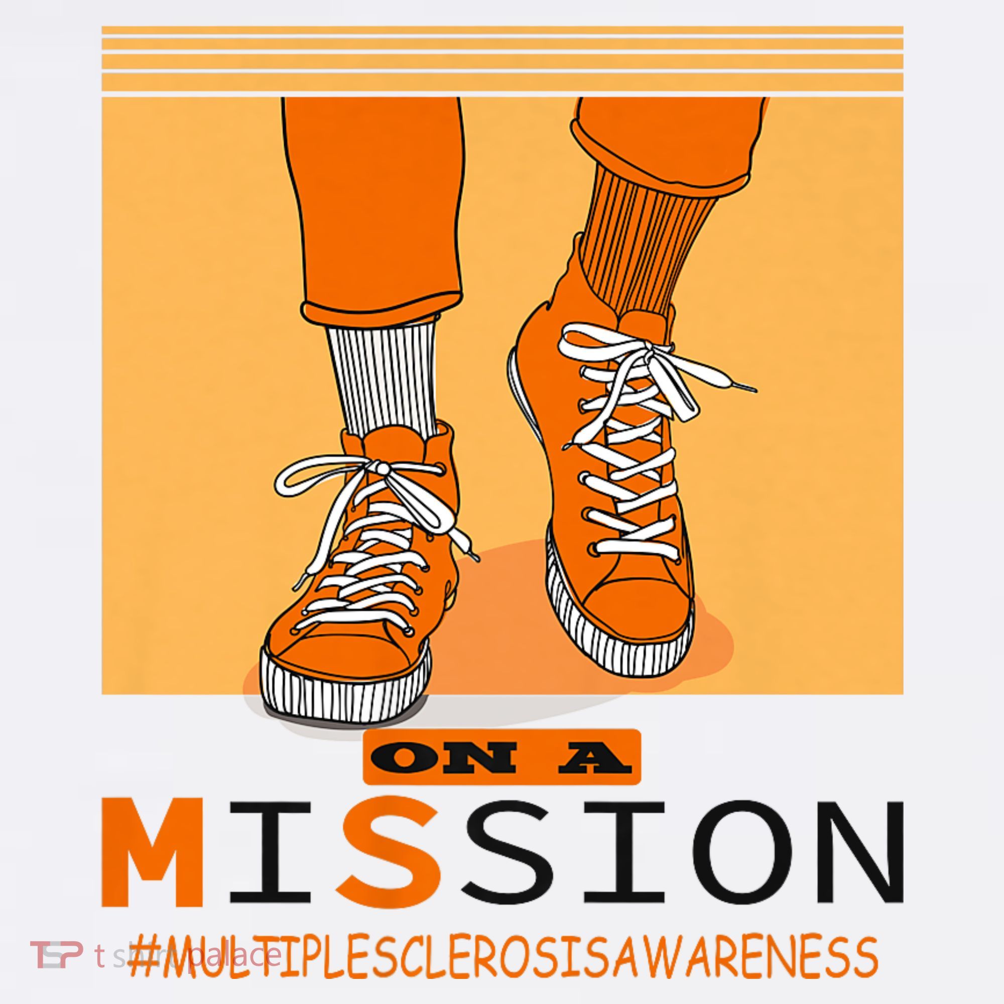 Multiple Sclerosis Ms Awareness Walk On Mission Kids Long Sleeve Shirt