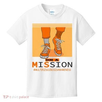 Multiple Sclerosis Ms Awareness Walk On Mission Kids T-Shirt
