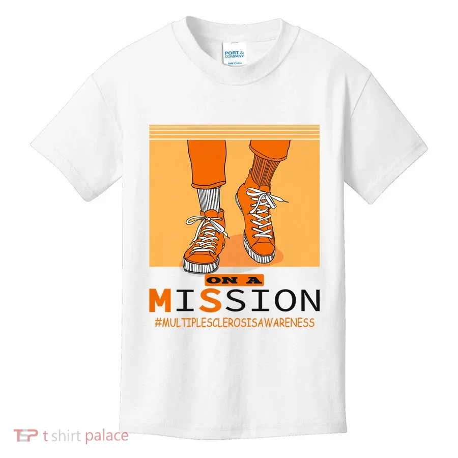 Multiple Sclerosis Ms Awareness Walk On Mission Kids T-Shirt