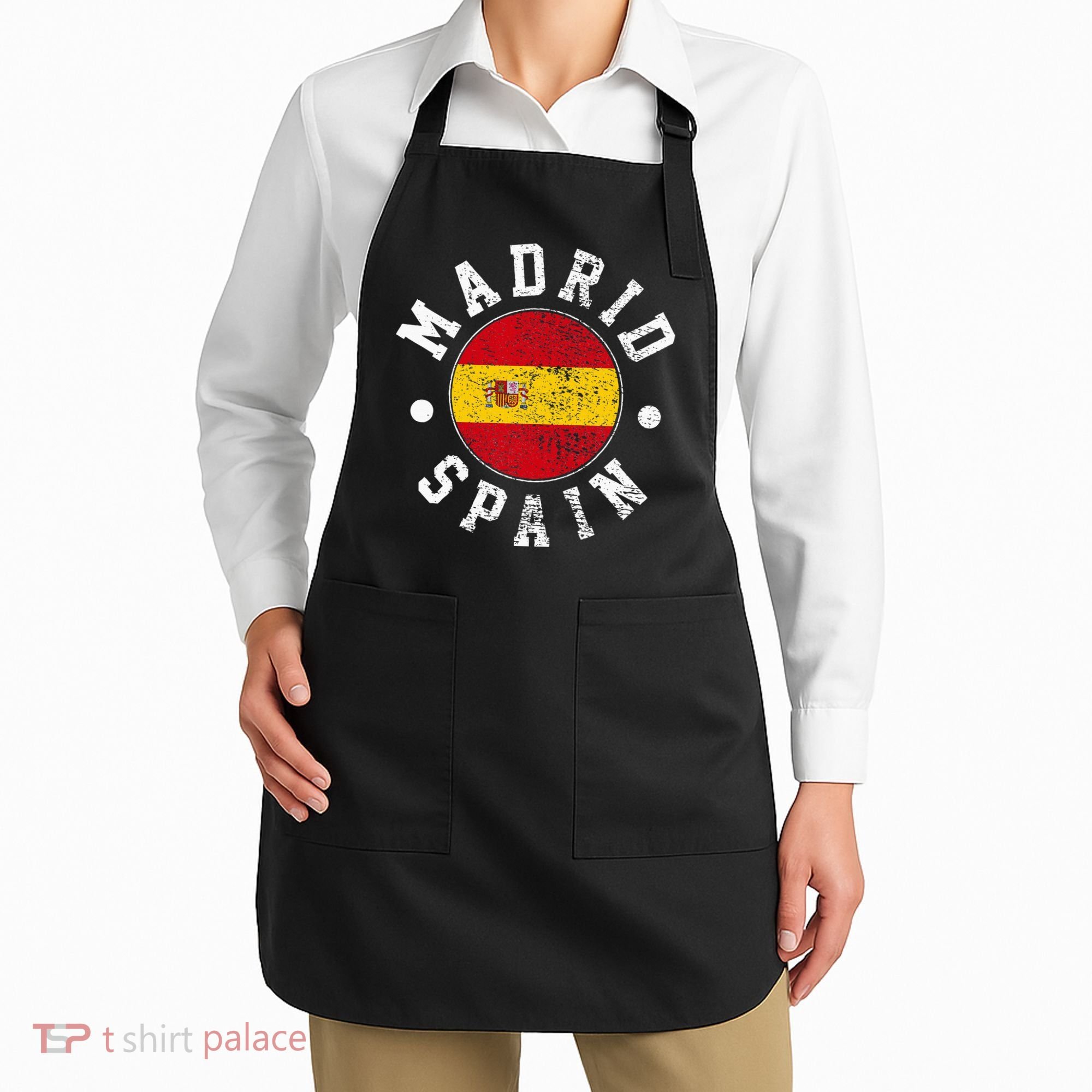Madrid Spain Apron
