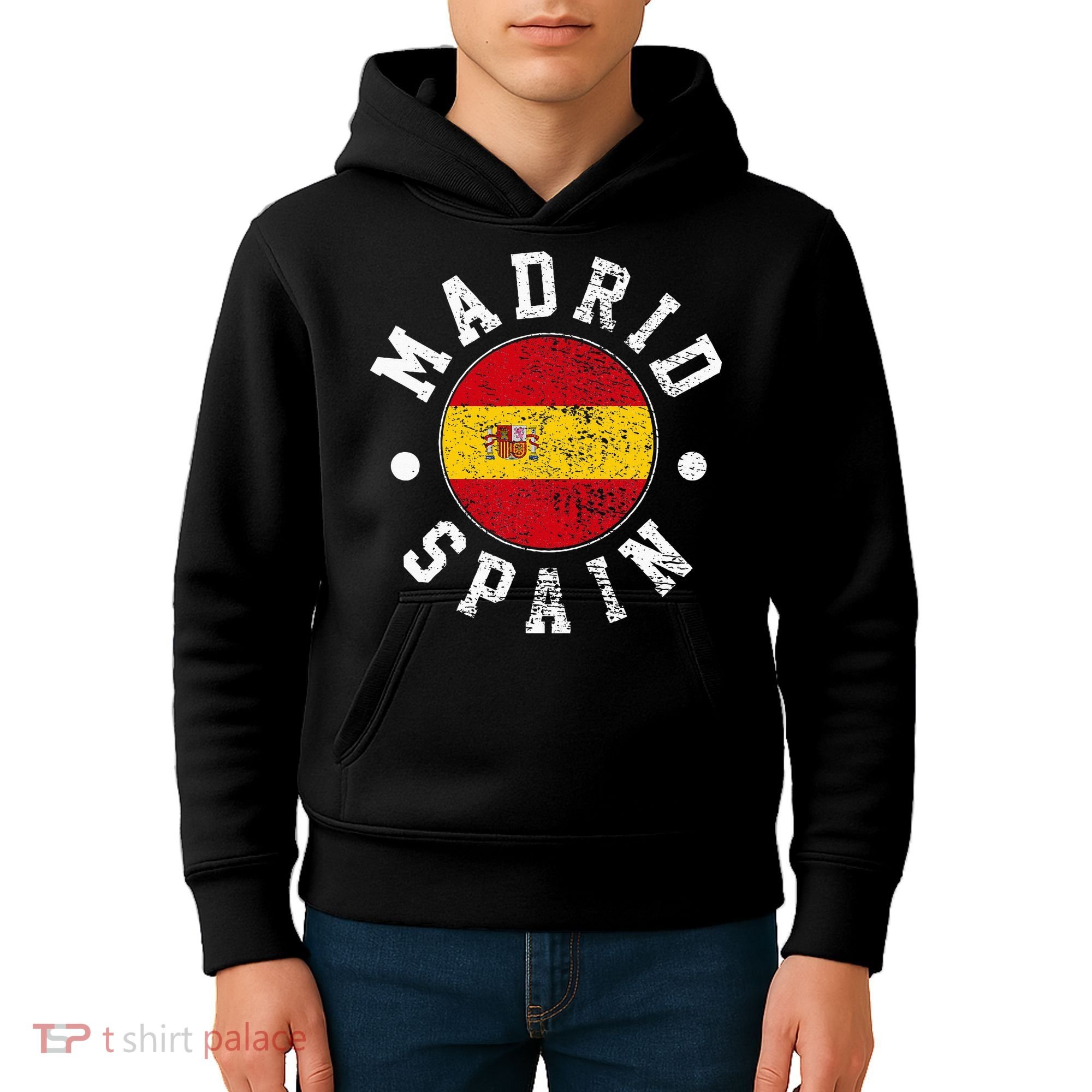 Madrid Spain Kids Hoodie