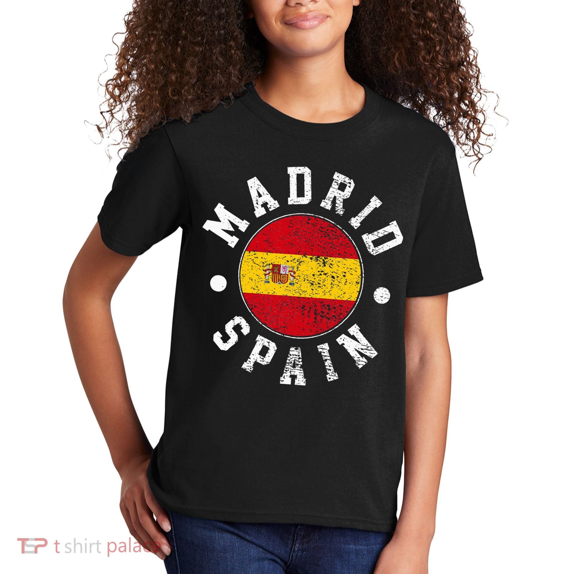 Madrid Spain Kids T-Shirt