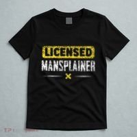 Mansplainer Saying Mansplain Mansplaining T-Shirt thumb 5