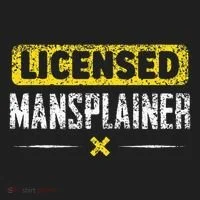 Mansplainer Saying Mansplain Mansplaining Tumbler thumb 3