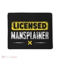 Mansplainer Saying Mansplain Mansplaining Mousepad thumb 0