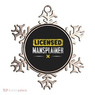 Mansplainer Saying Mansplain Mansplaining Ornament