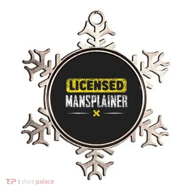 Mansplainer Saying Mansplain Mansplaining Ornament