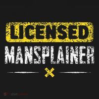 Mansplainer Saying Mansplain Mansplaining Ornament thumb 1