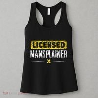 Mansplainer Saying Mansplain Mansplaining Women's Tank Top thumb 3