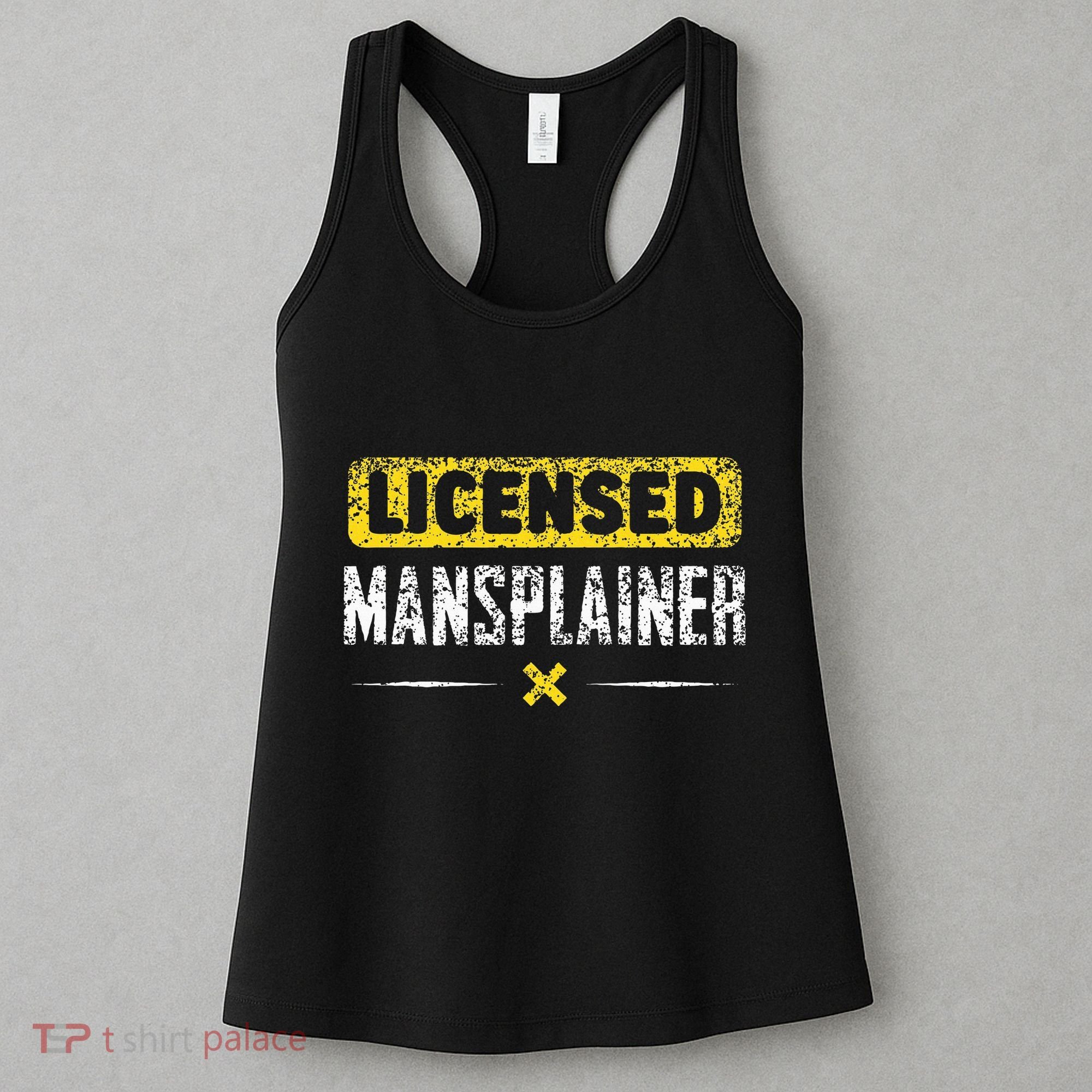 Mansplainer Saying Mansplain Mansplaining Women's Tank Top
