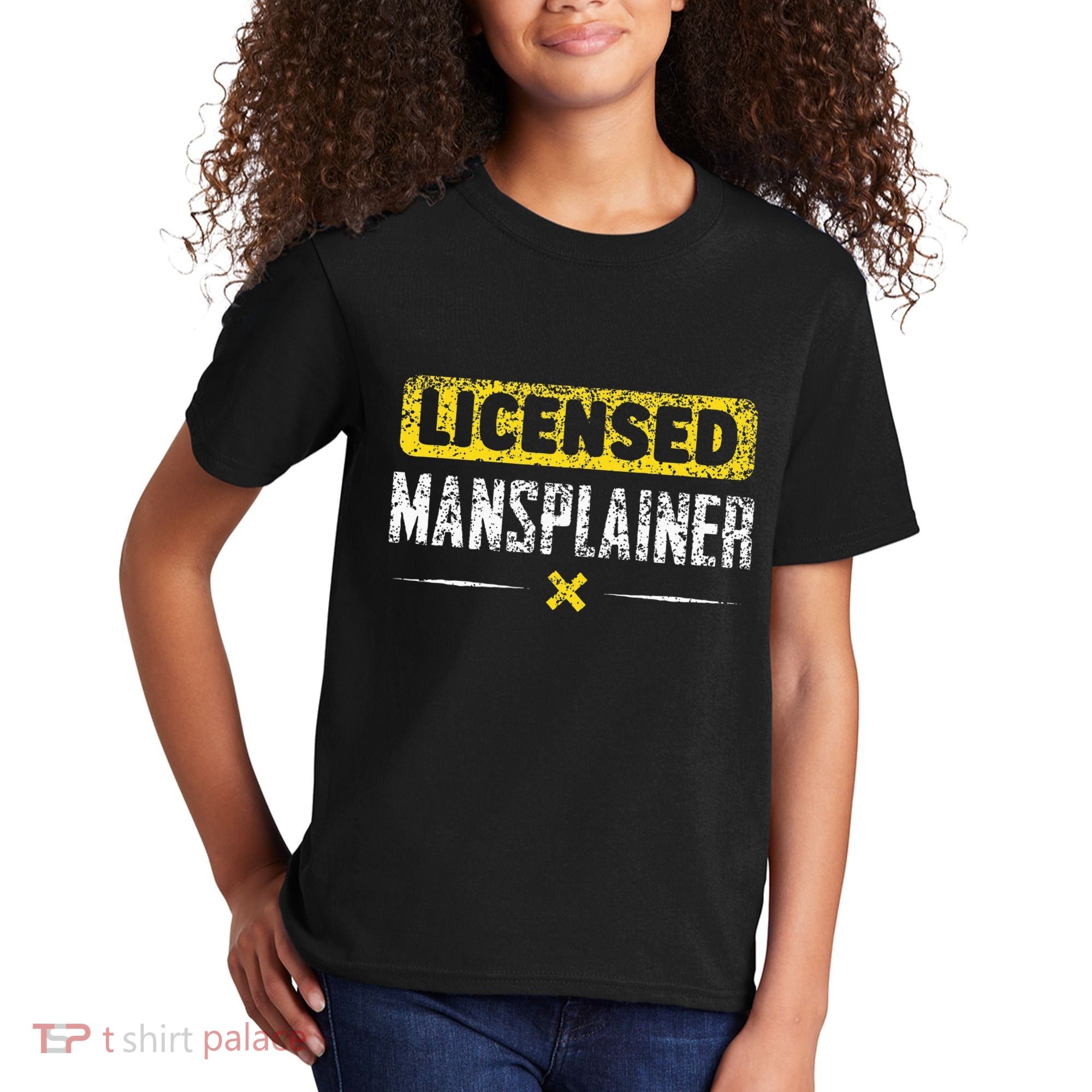 Mansplainer Saying Mansplain Mansplaining Kids T-Shirt