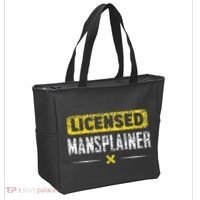 Mansplainer Saying Mansplain Mansplaining Tote Bag thumb 2