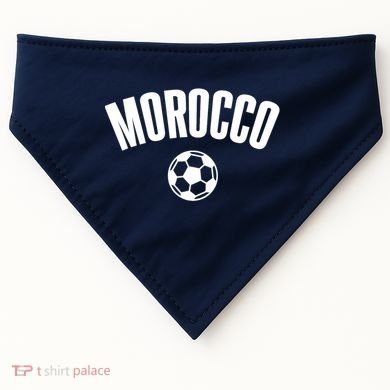 Morocco Soccer USA-Made Doggie Bandana