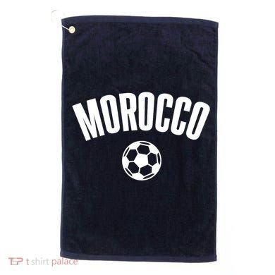Morocco Soccer Golf Towel