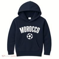 Morocco Soccer Kids Hoodie thumb 0