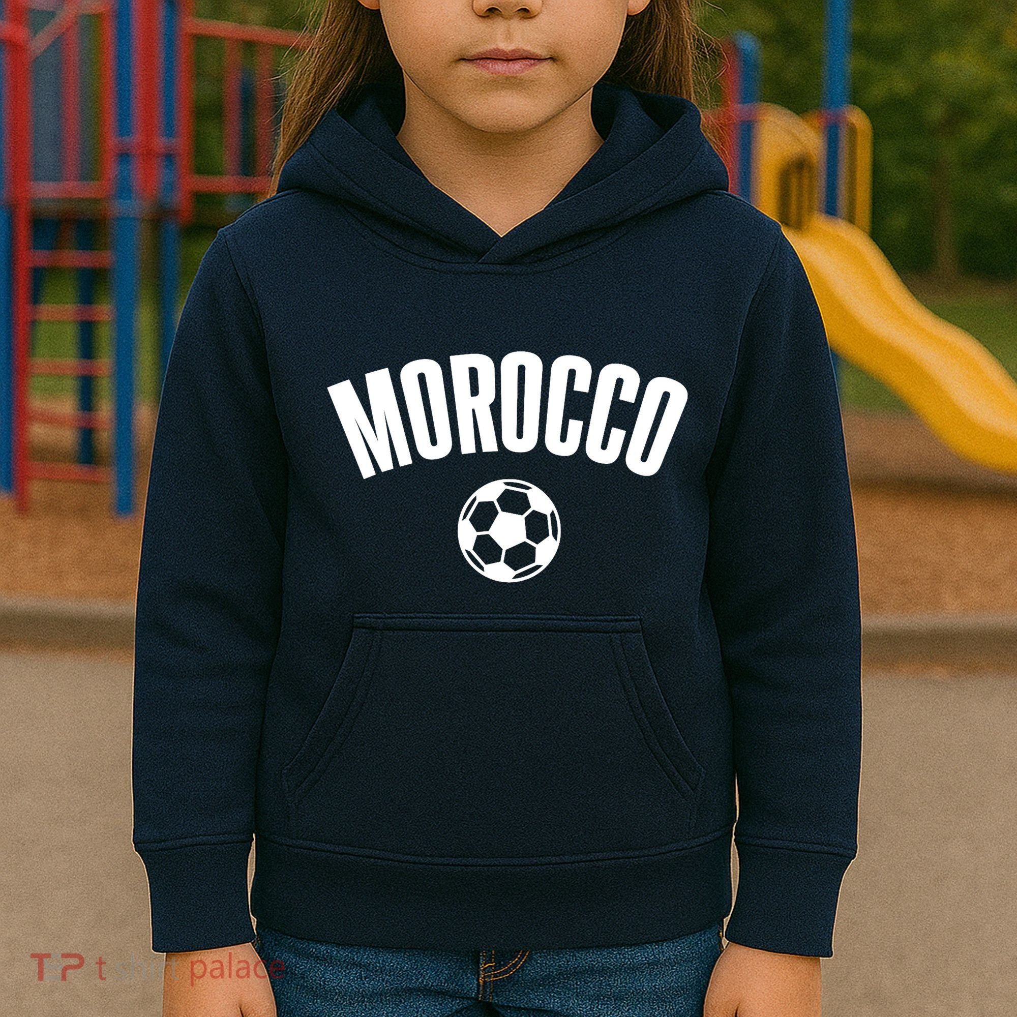 Morocco Soccer Kids Hoodie