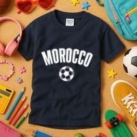 Morocco Soccer Kids T-Shirt thumb 3