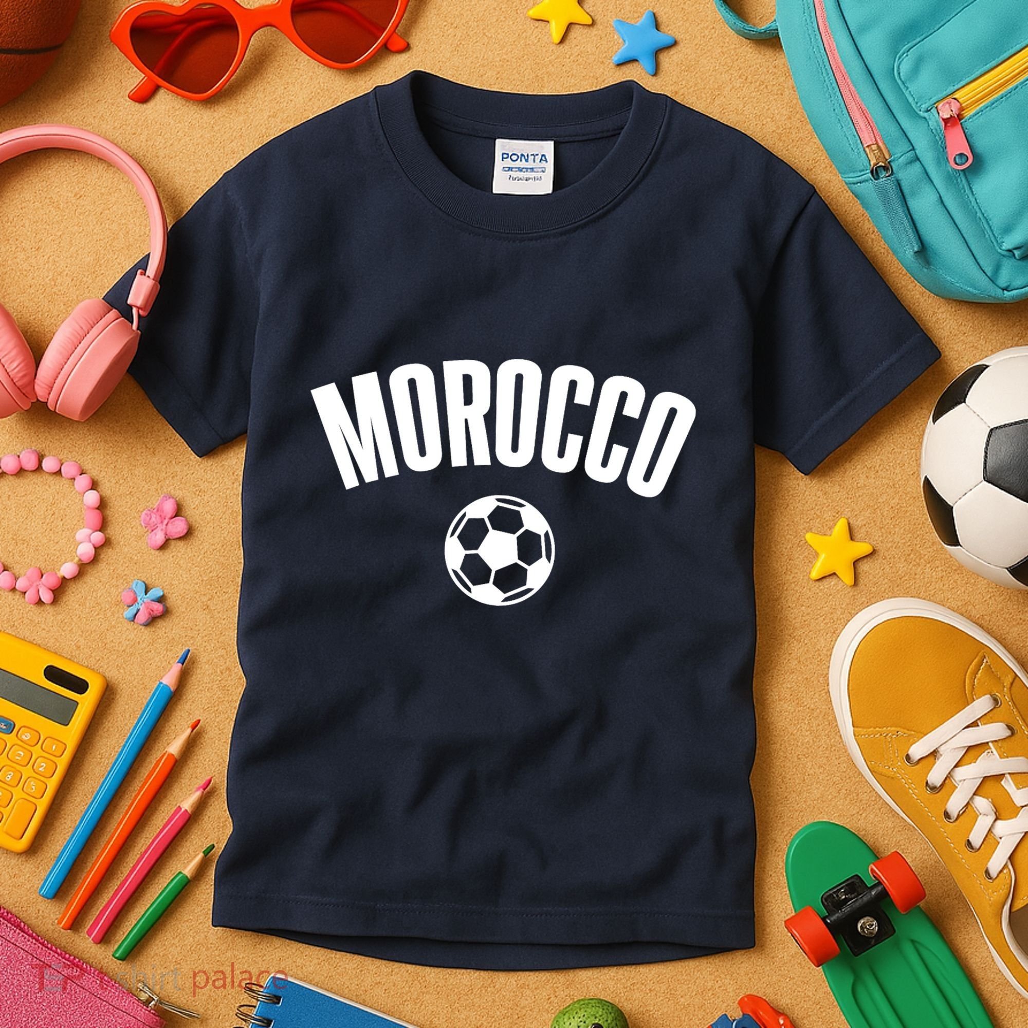 Morocco Soccer Kids T-Shirt