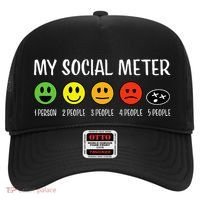 My Social Meter Funny Introvert Too Many People Sarcasm Hat thumb 0