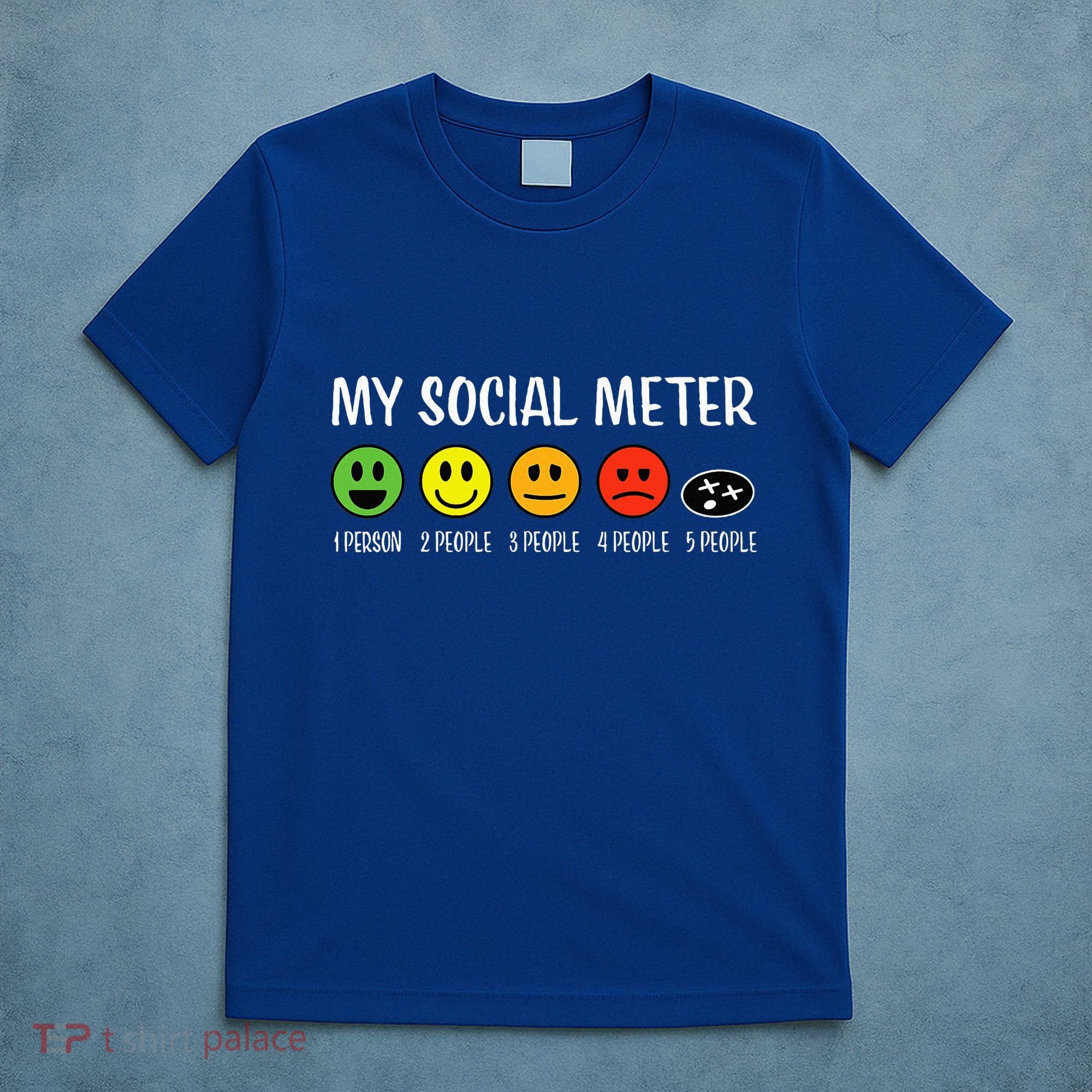 My Social Meter Funny Introvert Too Many People Sarcasm T-Shirt
