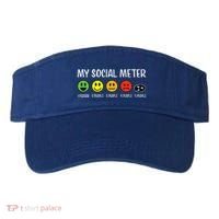 My Social Meter Funny Introvert Too Many People Sarcasm Visor thumb 0