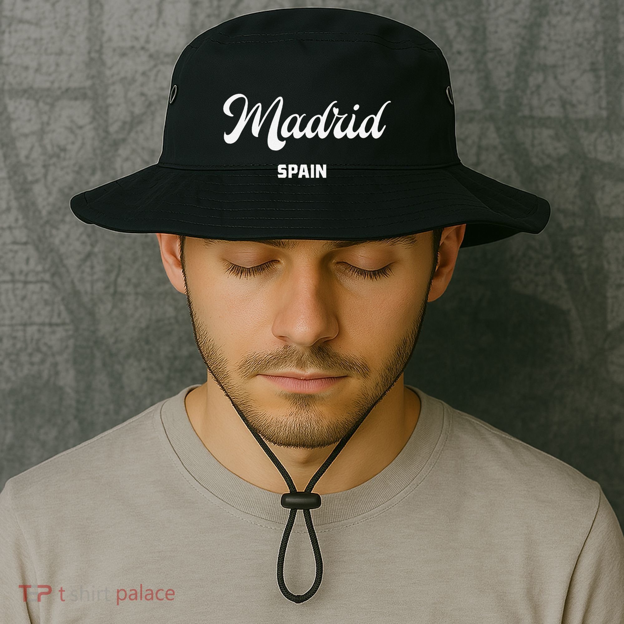 Madrid Spain Bucket Hat