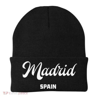 Madrid Spain Beanie