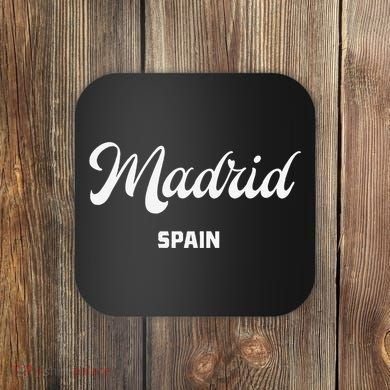 Madrid Spain Coaster