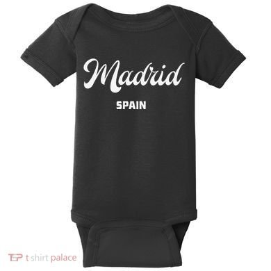 Madrid Spain Baby Bodysuit
