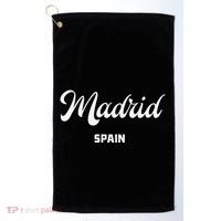 Madrid Spain Golf Towel thumb 0