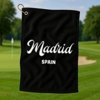 Madrid Spain Golf Towel thumb 1