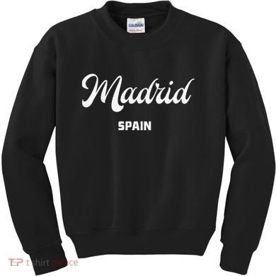 Madrid Spain Kids Sweatshirt