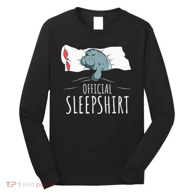 Manatee Sleep Long Sleeve Shirt