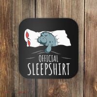 Manatee Sleep Coaster thumb 0